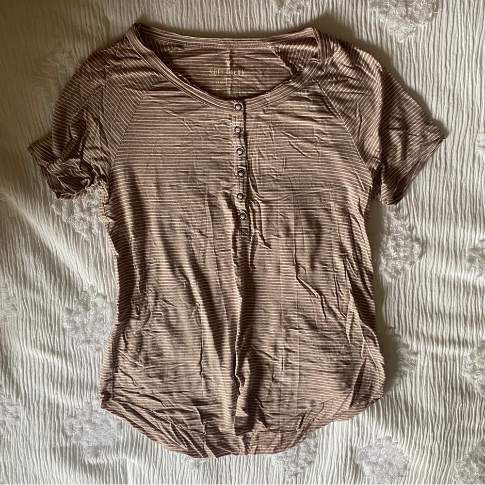 Striped Hensley Top (Xs) - American Eagle - Coque… - image 1